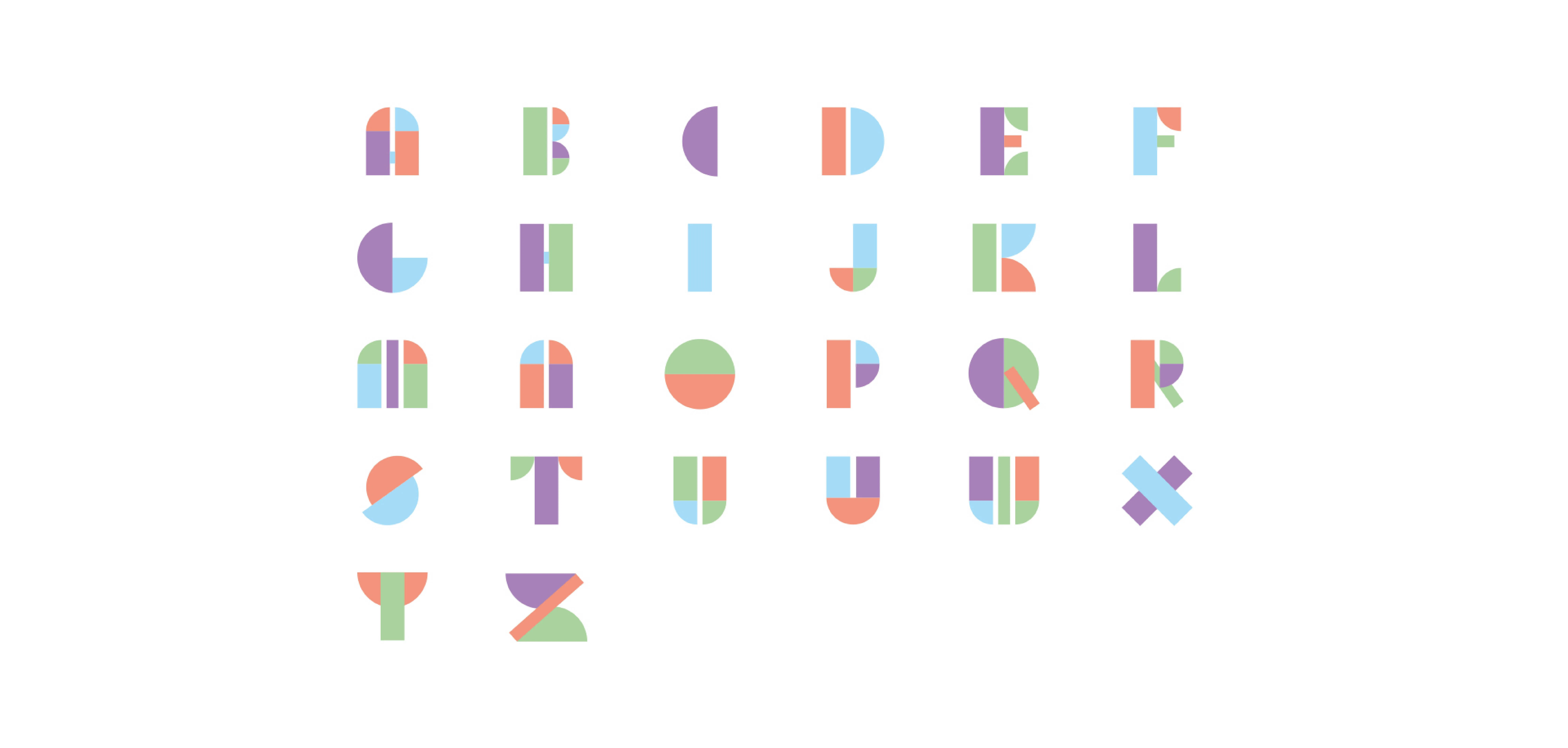 Speciale lettertype voor enjoy our flowers