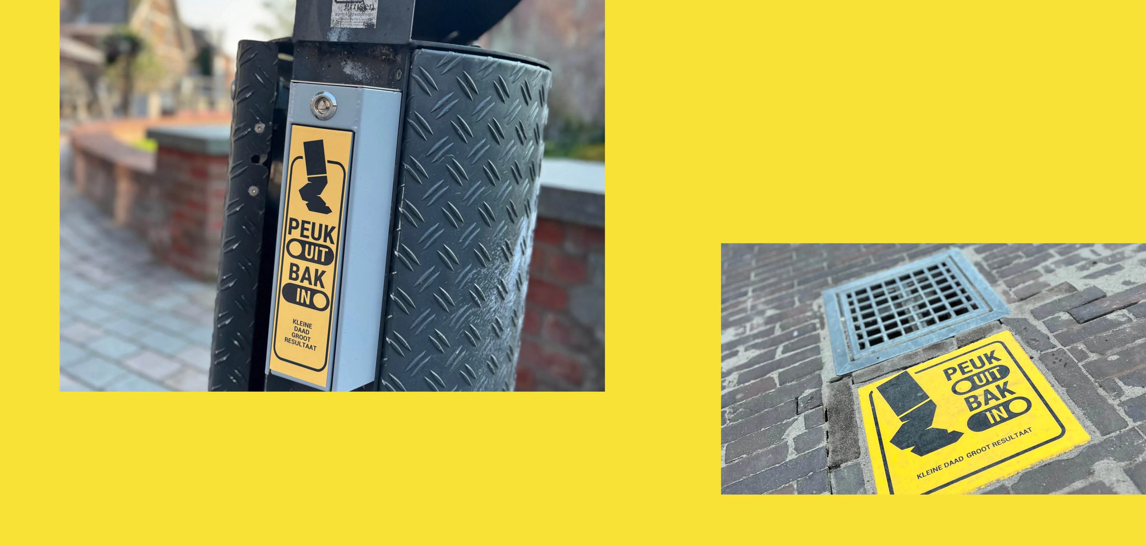 Prullebak, grond peukenbak